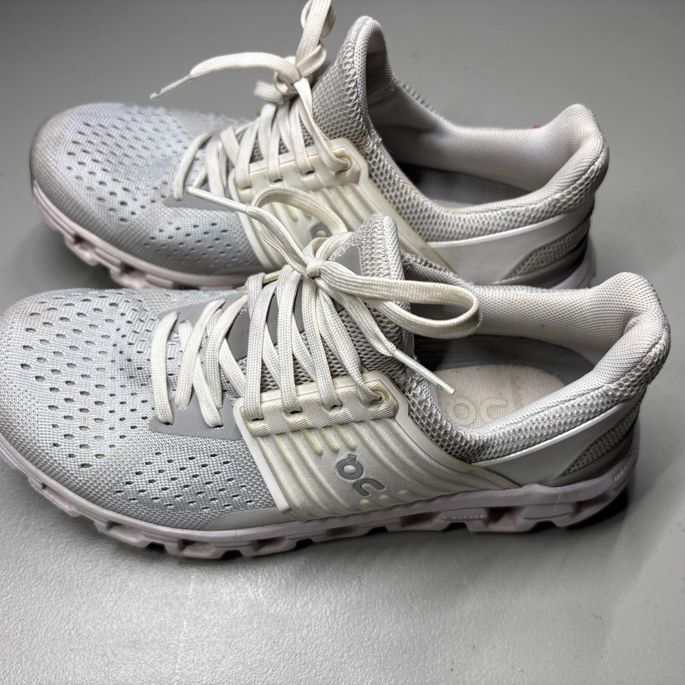 On Cloud Shoes Women's 6.5 Cloudswift 4 Helion Cloudtec Running Athletic White